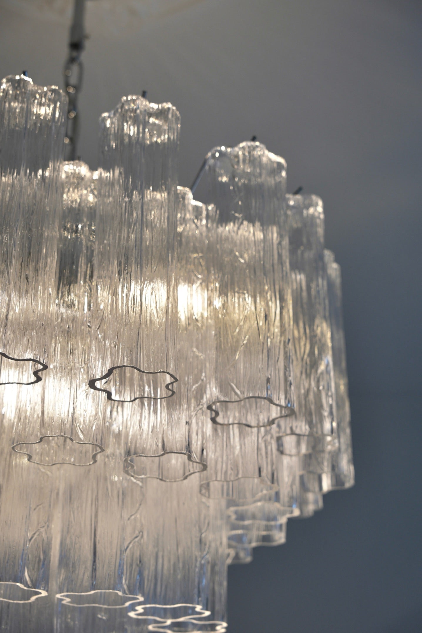 "Bordeaux" Chandelier Silver