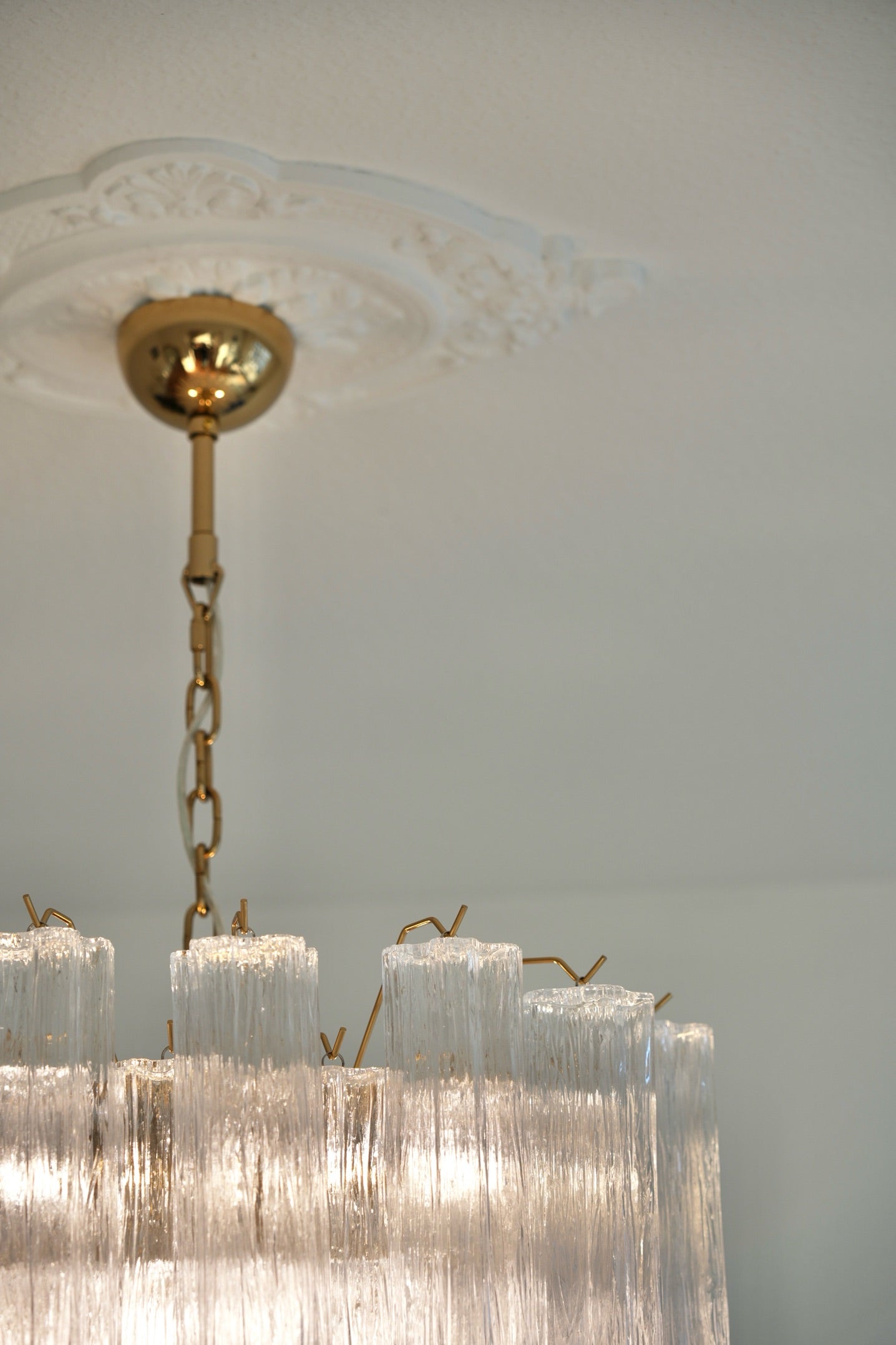 "Bordeaux" Chandelier Gold
