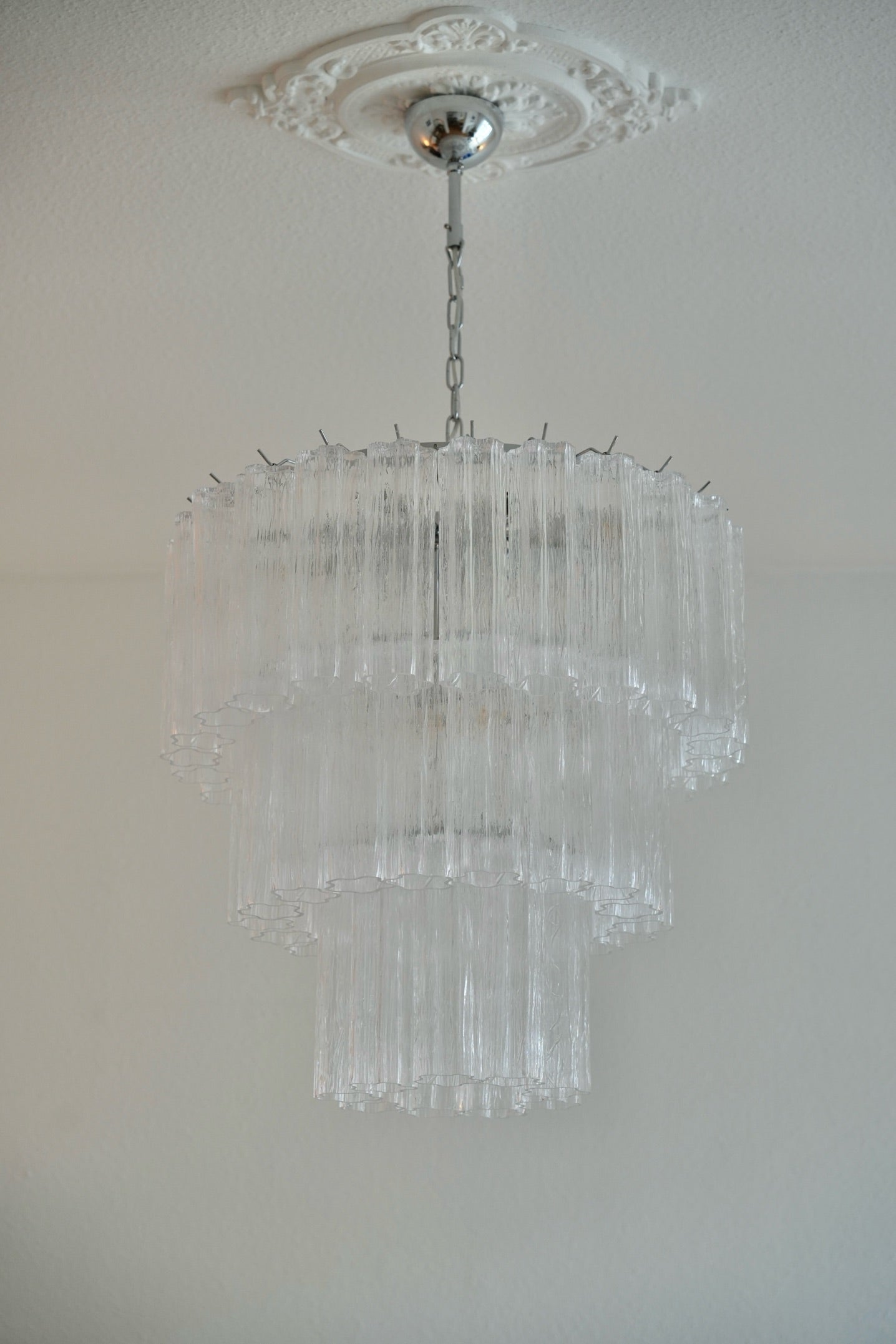 "Versailles" Chandelier Silver