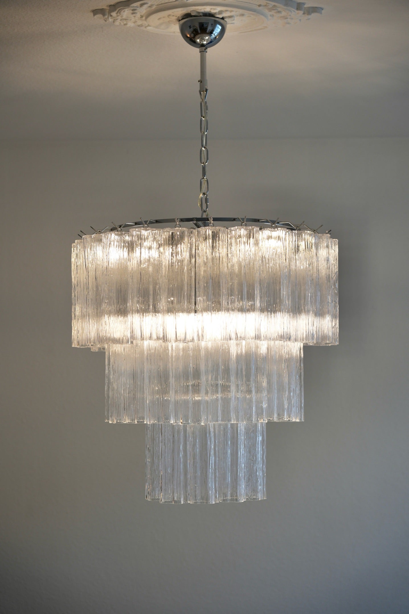 "Versailles" Chandelier Silver